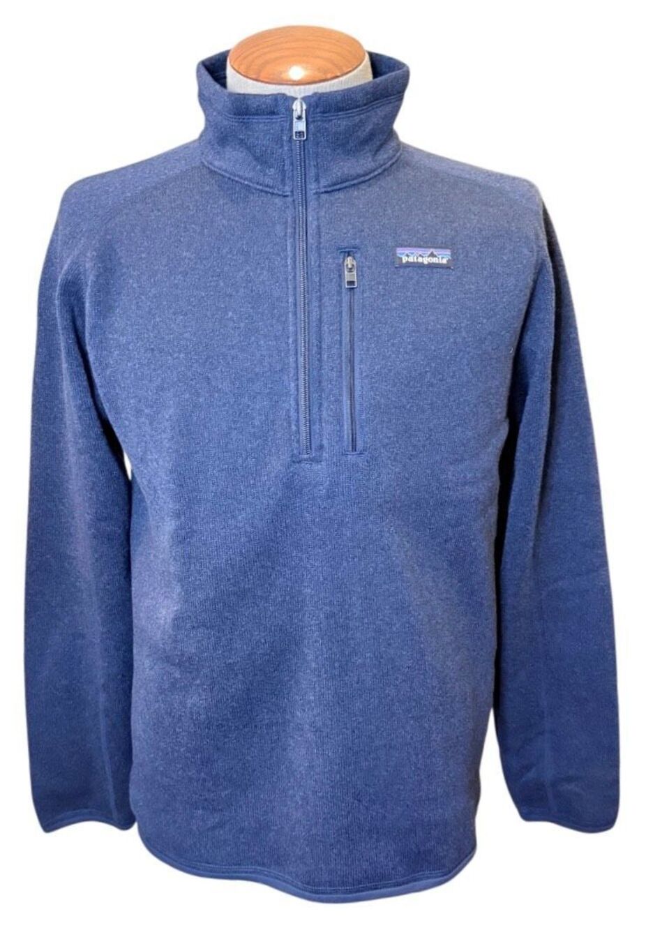 Patagonia Better Sweater Quarter Zip Pullover Medium Blue Activewear Outdoors